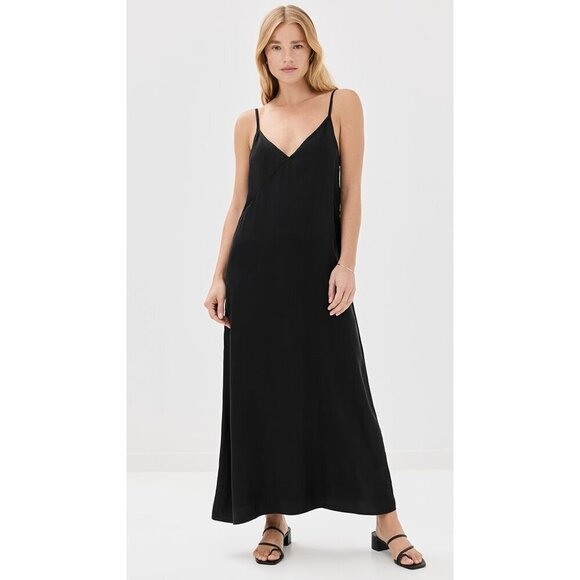 ๐JENNI KAYNE๐ Rio Slip Dress ~ Y2k 90s Satin Black Medium NWOT - Picture 4 of 16